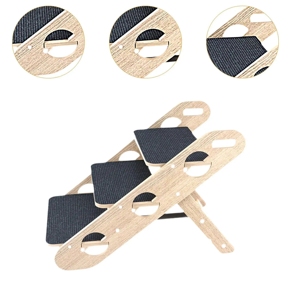 Pet Steps Dog Stairs Extra Wide Pet Steps for Indoor Use Older Dogs Cats