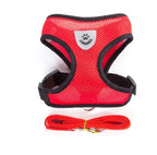Breathable Mesh Cat Harness and Leash Set | Reflective Soft Vest for Small Cats and Dogs