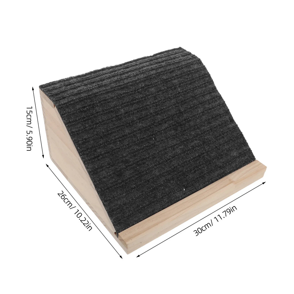 Wooden Pet Ramp for Stairs Indoor Dog Ramp for Small Dogs Cats Senior Pets Puppy Step Support 5.9 Inch Height 154Lbs Capacity