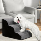 Pet 2/3 Step Dog Stair Cat Pet Ramp Ladder Washable Non Slip Removable Memory Foam Pet Products Ramp for Dog Pet Stairs for Dogs