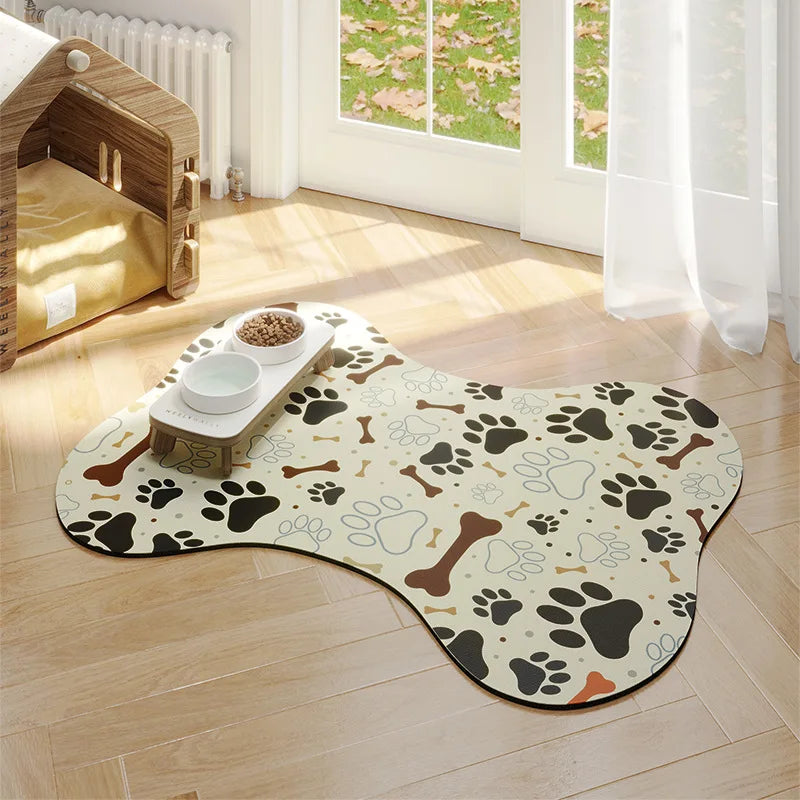 VIKAMA Pet Placemat | Non-Slip Waterproof Feeding Mat for Cats & Dogs