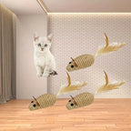 Sisal Mouse Cat Toy (1/4pcs)