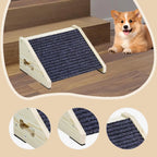 Pet Stair Pet Ramp Portable Professional Easy Assembly Non Slip Ornament Puppy Essential for Older Cats Cars Sofa High Bed