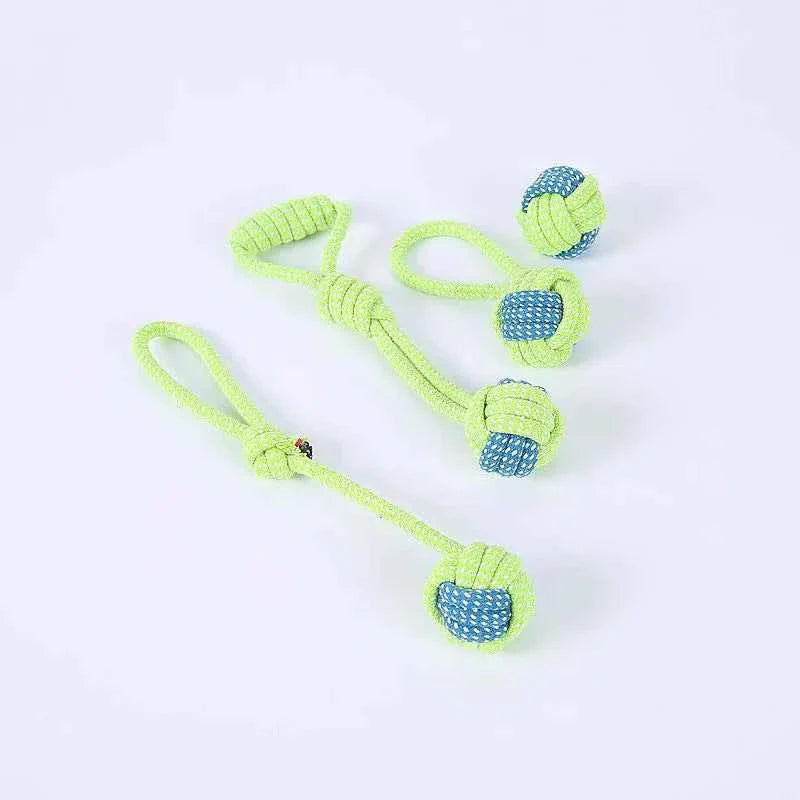 Interactive Cotton Rope Dog Toys for Puppies & Adults