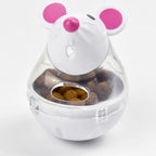 5cm Cat Slow Feeder Toy Mouse Tumbler Treat Dispenser for Cats Small Dogs Interactive Pet Puzzle Toy Pet Tumbler Leaks Food Ball