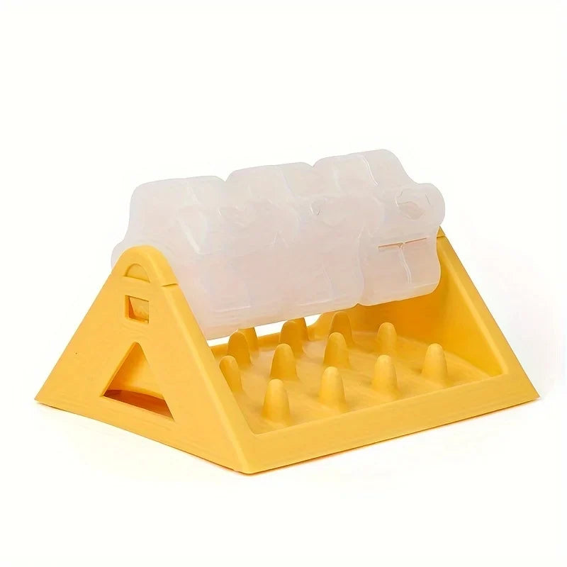 Interactive Dog Food Dispenser Toy - Puzzle Feeder with Leak-Proof Design Slow-Feeding Design & Durable PP Material for Dogs