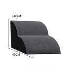 Pet 2/3 Step Dog Stair Cat Pet Ramp Ladder Washable Non Slip Removable Memory Foam Pet Products Ramp for Dog Pet Stairs for Dogs