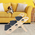 Pet Steps Dog Stairs Extra Wide Pet Steps for Indoor Use Older Dogs Cats