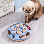 Smart Cat Puzzle Toy Slow Feeder Interactive Turntable Food Dispenser For Indoor Cats Anti-Boredom Pet Training Play Toy