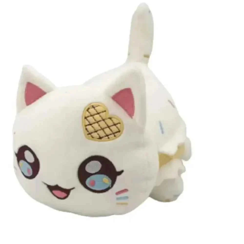 Aphmau Meemeow Cat Plush Toy - 10 inch Donut, Fries & Cheeseburger Food Plush Doll