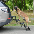 Pet Ladder Folding Dog Ladder Outdoor Car Dog Stair Bathing Rack Pet Car Pet Ladder