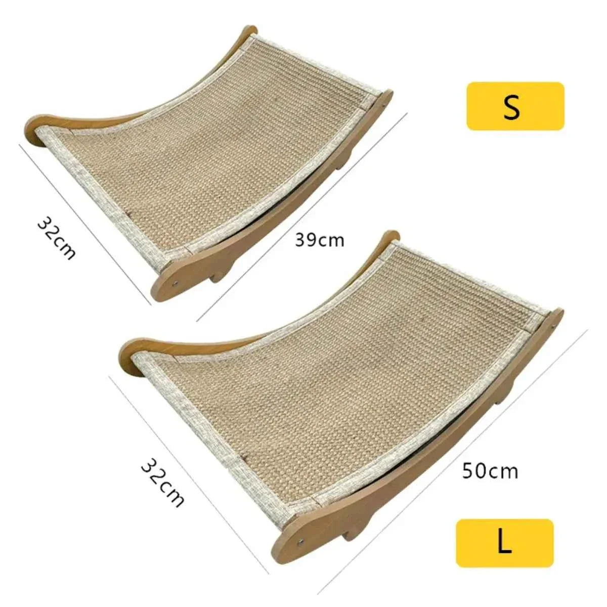 Wooden Cat Scratching Pad Bed – Detachable Wear-Resistant Scratch Board & Cat Lounge