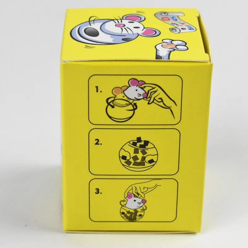 5cm Cat Slow Feeder Toy Mouse Tumbler Treat Dispenser for Cats Small Dogs Interactive Pet Puzzle Toy Pet Tumbler Leaks Food Ball