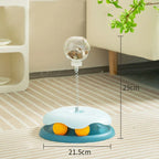 Indoor Cat Slow Feeder Toy 360° Rotating Food Dispenser Ball Interactive Puzzle Game to Relieve Boredom  Slow Down Eating