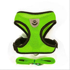 Breathable Mesh Cat Harness and Leash Set | Reflective Soft Vest for Small Cats and Dogs