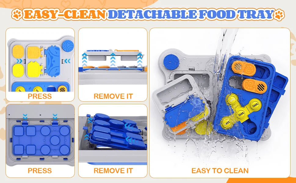 Slow Feeder Cat Toy: Interactive Treat Dispenser for Indoor Pet Training & Mental Stimulation