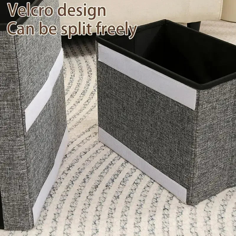 Folding Pet Stairs Bed 3-Step Cat Dog Removable Stairs Pet To Ramp Ladder Anti-slip Stairs Puppy Bed Storage Box Pet Supplies
