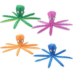 No-Stuffing Crinkle Octopus Dog Toy for Playful Pups