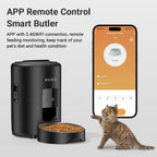 ROJECO 2L Automatic Pet Feeder | Smart WiFi Cat & Dog Food Dispenser