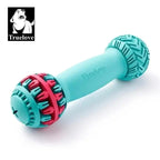 Truelove Pet Super Durable Leak-proof Treat Dispenser Dog Toy Dumbbell Slow Feeder IQ Training Playing Teething Dog TLT2606