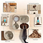Automatic Cat & Dog Feeder Bowl with Water Fountain | Spill-Proof Pet Feeder
