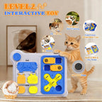 Cat Slow Feeder Toy: Interactive Treat Dispenser for Cognitive Training Games