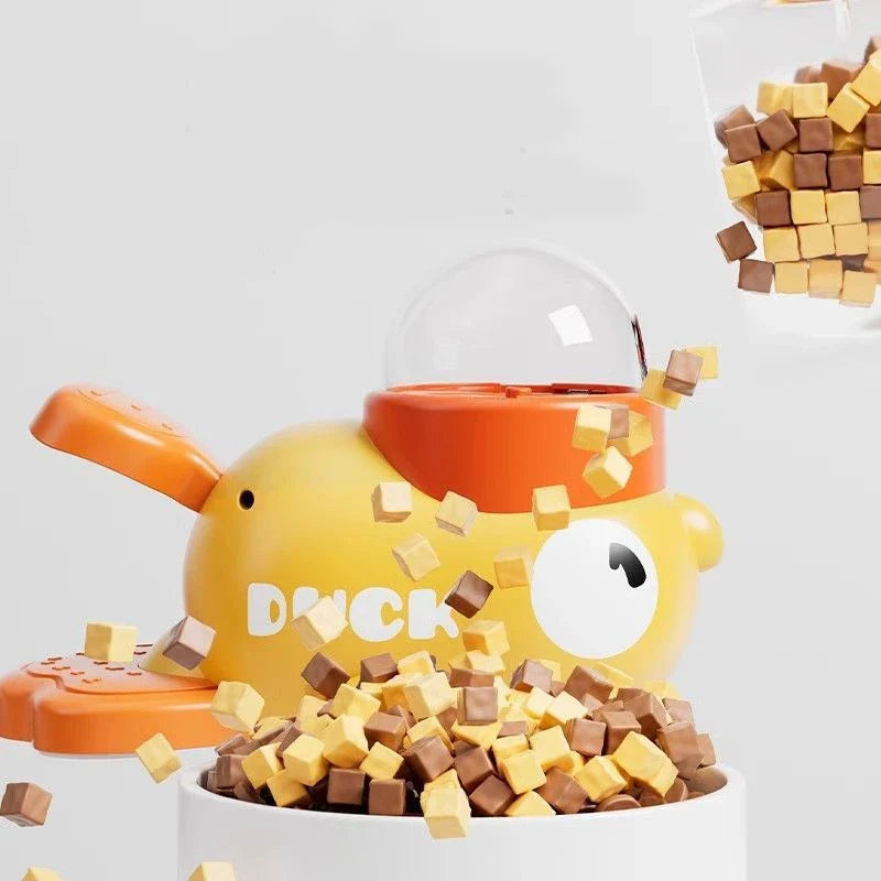 Little Yellow Duck Pet Treat Dispenser Interactive Food Leaking Toy for Cats Dogs Training Slow Feeder Auto Feeder Pet Supplies