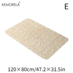 KEMORELA 1PC Washable Guinea Pig & Hamster Cage Mat - Super Absorbent Non-Slip Pet Bedding 31"x47" for Rabbits & Small Animals