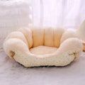 2-in-1 Winter Warm Cat House Bed (Up to 23.6 in) - Convertible Sofa/Basket for Dogs & Cats