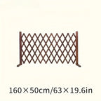 Retractable Wooden Pet Gate for Dogs Cats - Easy Install Indoor Safety Barrier for Home, Bedroom, Doorway & Stairs