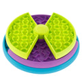 Dog Slow Feeder Interactive Dog Puzzle Game Toy Reusable 3 Layers Puzzle Puppy Feeder for Pet Avoid Gulping