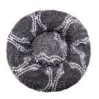 Round Plush Pet Bed for Large & Medium Dogs – Super Soft Cat Bed, Cozy Winter Warm Sleeping House