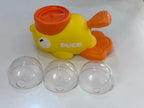 Dog Puzzle Feeder Interactive Pet Food Treat Dispenser Cartoon Duck Design Anti-slip Pet Automatic Feeder Toys for Dog Training