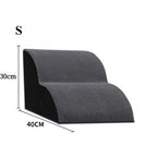 Pet Stairs Ramp Non-Slip Dog Steps for Small Dogs Cats Soft Plush Surface Removable Washable Dog Beds