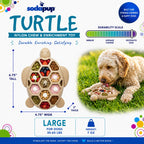 Turtle Nylon Chew Toy - Ultra-Durable Enrichment Toy for Power Chewers USA