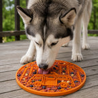 Camp eMat - Enrichment Lick Mat For Dogs and Cats - with Suction Cups | Retro Van Design | USA Made