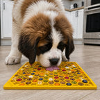 Honeycomb eMat - Enrichment Lick Mat for Dogs and Cats | eMat Enrichment Toy for Anxiety Relief | SodaPup
