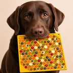 Honeycomb eMat - Enrichment Lick Mat for Dogs and Cats | eMat Enrichment Toy for Anxiety Relief | SodaPup