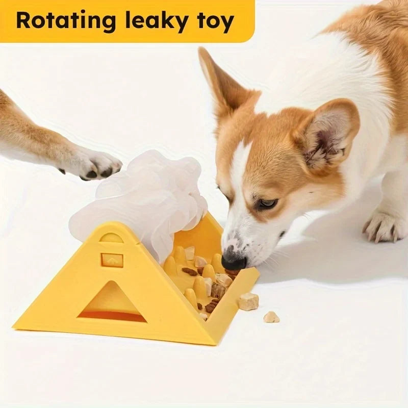 Interactive Dog Food Dispenser Toy - Puzzle Feeder with Leak-Proof Design Slow-Feeding Design & Durable PP Material for Dogs