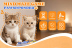 Cat Slow Feeder Toy: Interactive Treat Dispenser for Cognitive Training Games