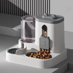 Automatic Cat & Dog Feeder Bowl with Water Fountain | Spill-Proof Pet Feeder