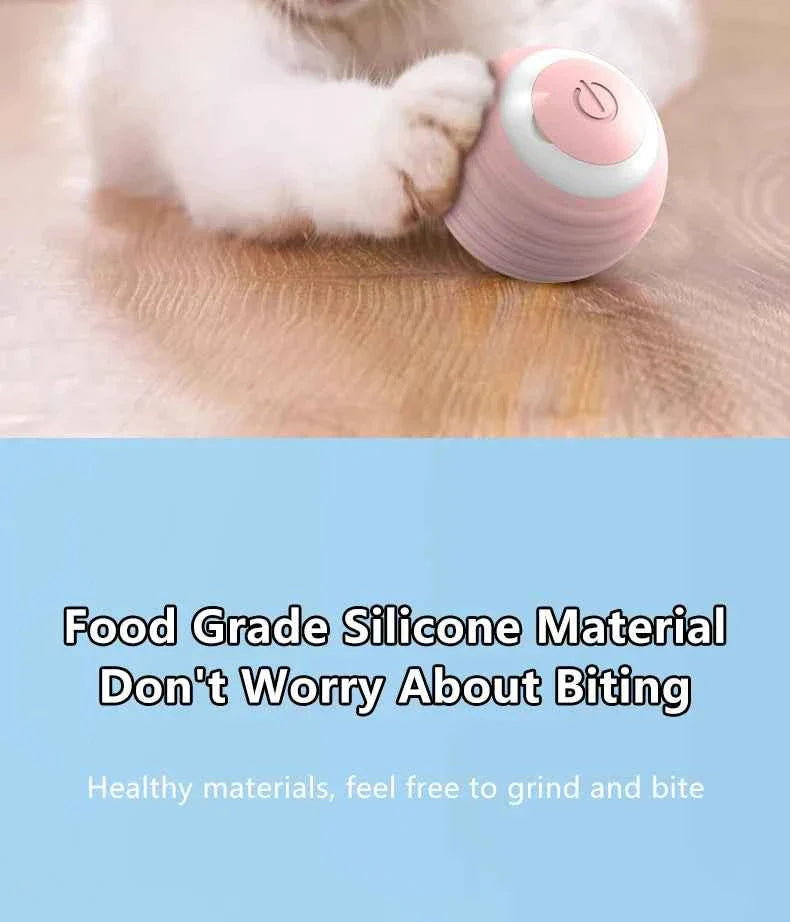Smart Cat Toy Ball: Auto-Rolling for Active Play