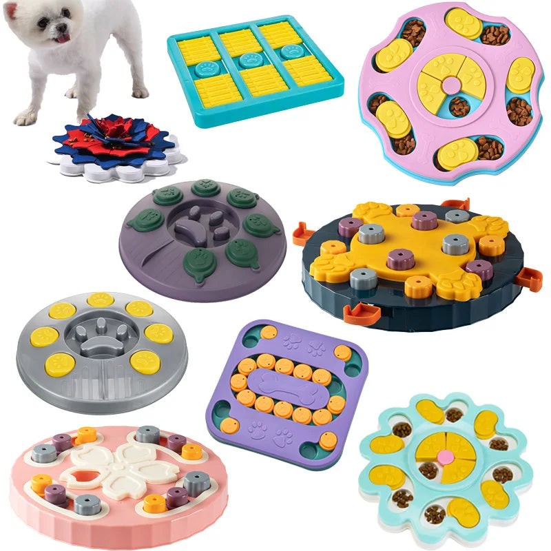 Interactive Dog Puzzle Slow Feeder for IQ Training and Healthy Eating