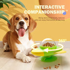 Cat interactive Toys Rotatable Cat Dog Leak Food Toy Pet Puzzle Relief Boredom Toys Food Feeder Dispenser for Kitten Puppy Toys