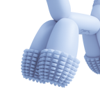 Balloon Dog Toy Blue