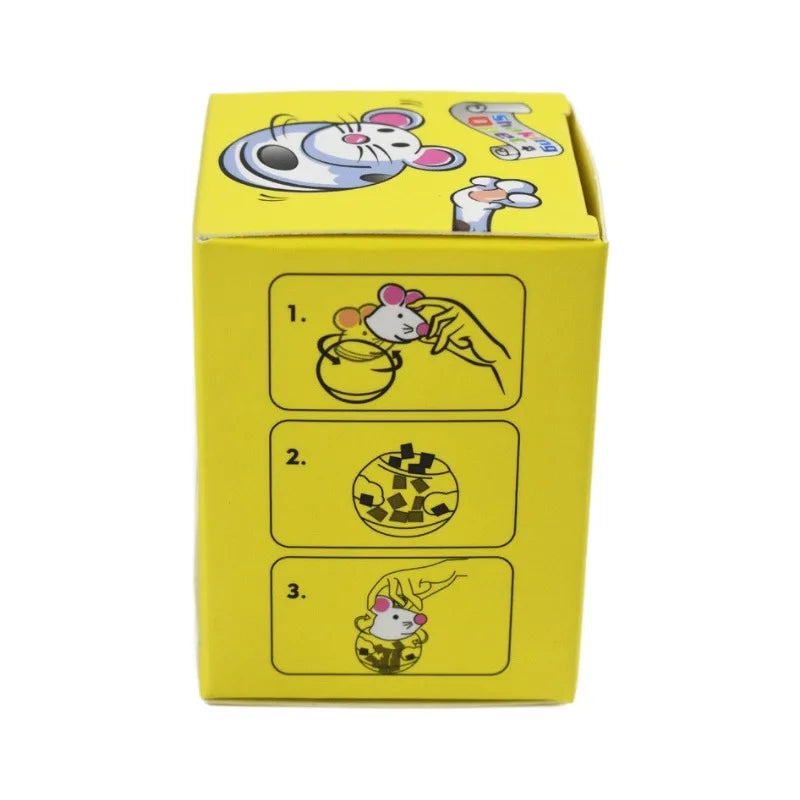 5cm Cat Slow Feeder Toy Mouse Tumbler Treat Dispenser for Cats Small Dogs Interactive Pet Puzzle Toy Pet Tumbler Leaks Food Ball