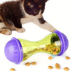 Interactive Pet Feeder Cat Toy Ball Food Rolling Leakage Dispenser Cat Food Feeder Playing Training Funny Toys Cat Pet Supplies