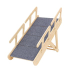 Wooden Dog Stairs Foldable Pet Ramp Portable Steps Sturdy Ladder for Animals Climbing High Beds Couches and Cars