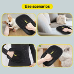 Pet Grooming Gloves | Static Hair Remover Brush for Dogs and Cats