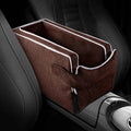 Car Center Console Pet Bed – Non-Slip Safety Seat for Small Dogs and Cats